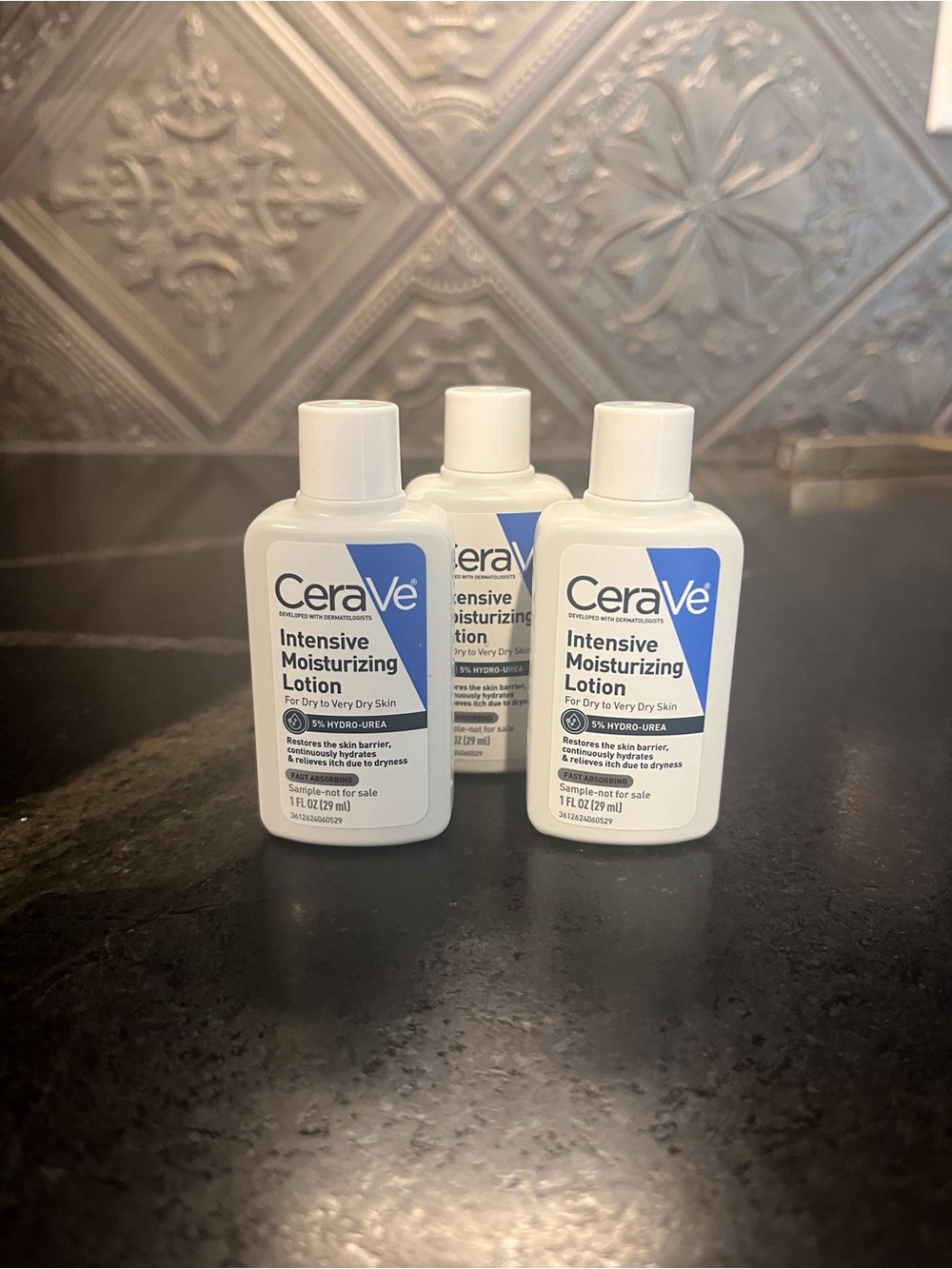 CeraVe Intensive Moisturizing Lotion - travel size x3